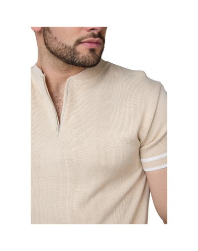 MHA890 T-Shirt Peter Color Beige Talla S M L XL
