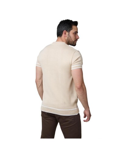 MHA890 T-Shirt Peter Color Beige Talla S M L XL