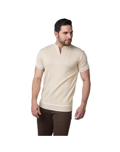 MHA890 T-Shirt Peter Color Beige Talla S M L XL