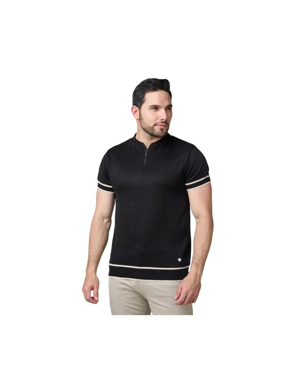 MHA890 T-Shirt Peter Color Negro Talla S M L XL