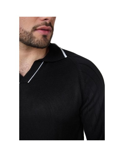 MHA887 Camisa Jacob Color Negro Talla S M L XL 