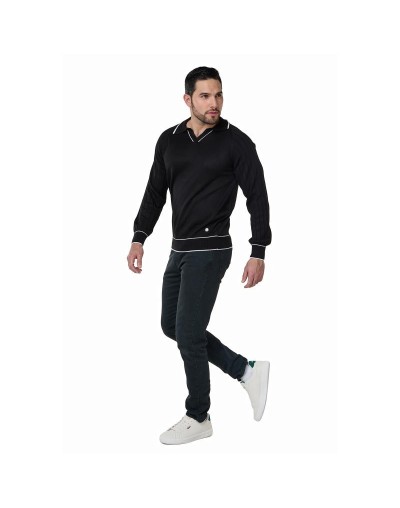 MHA887 Camisa Jacob Color Negro Talla S M L XL 