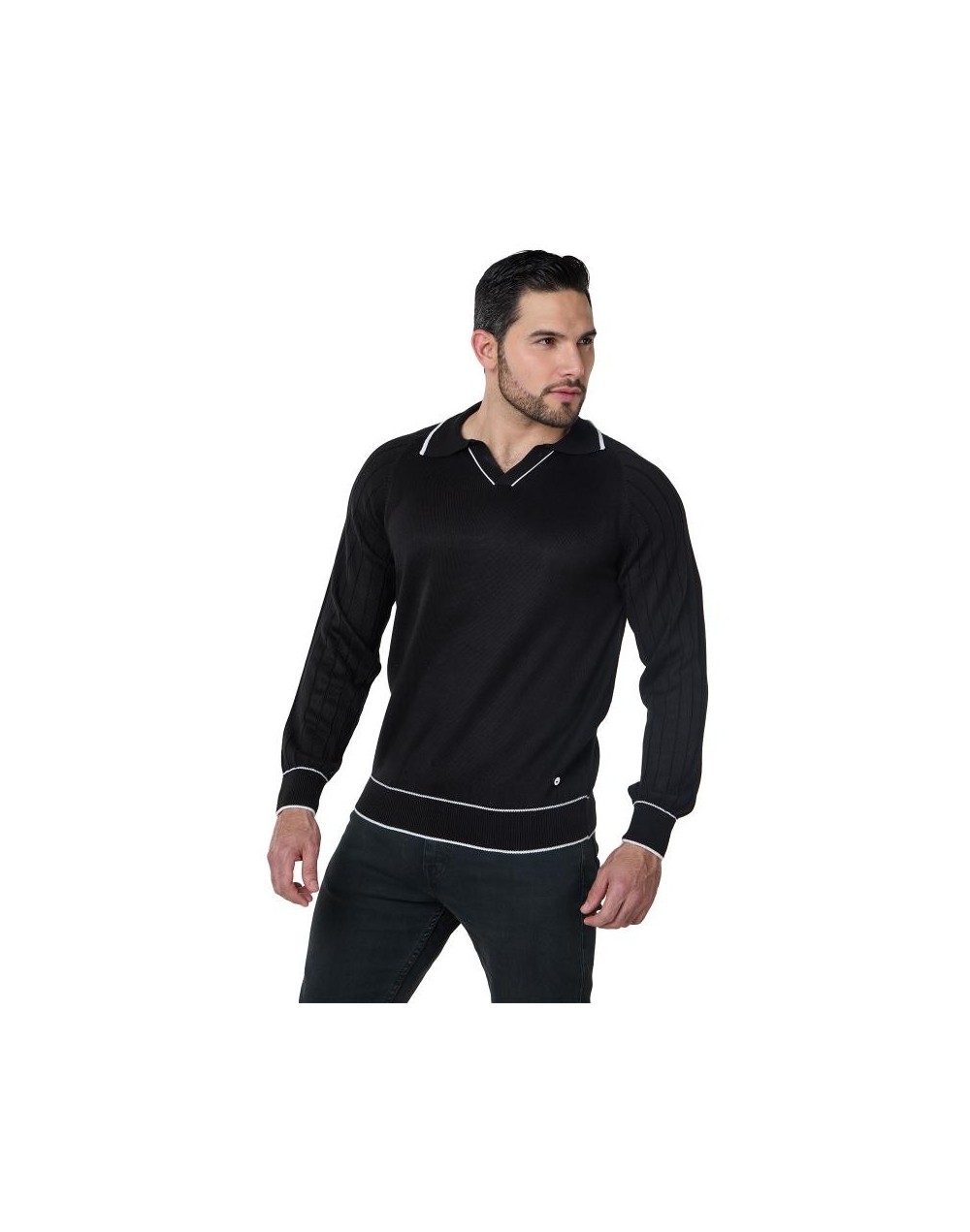 MHA887 Camisa Jacob Color Negro Talla S M L XL 