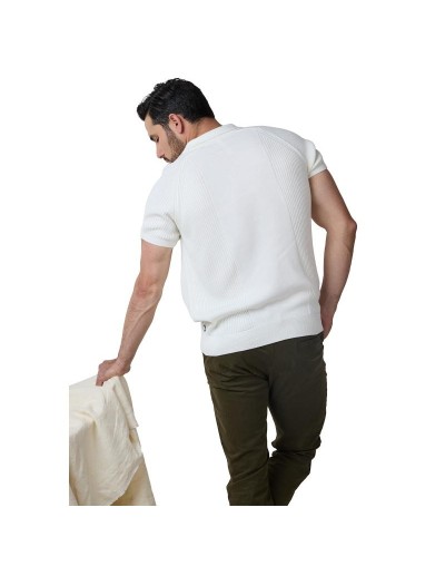 MHA855 Camiseta Timothee Color Marfil Talla S M L XL