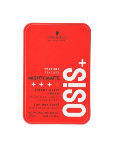 SCHWARZKOPF TEXTURE MIGHTY MATTE STRONG MATTE CREAM 100ML