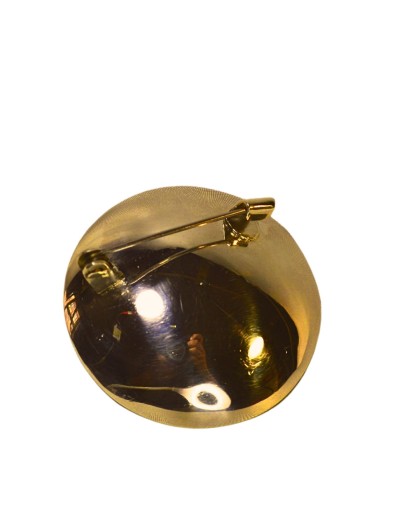 Prendedor Swa con baño en oro 24K | Ilú joyería tejida