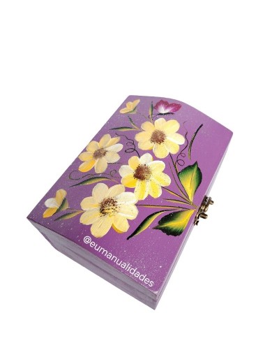 Cofre flores amarillas