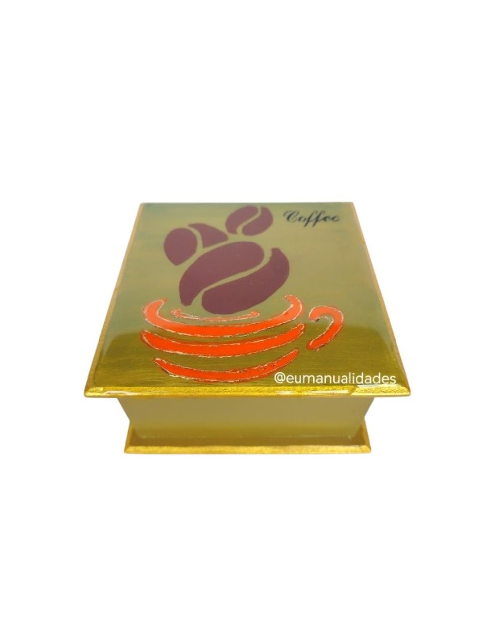 Caja silueta café
