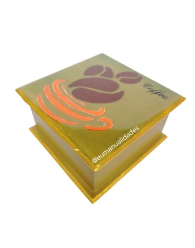 Caja silueta café