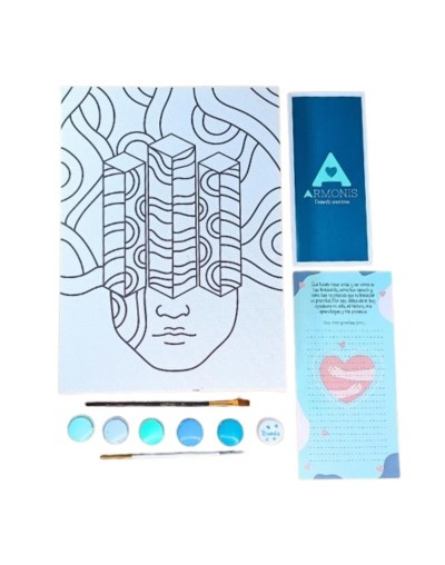 Kit De Arte-terapia: Libérate 25x35cm + Tranquilidad