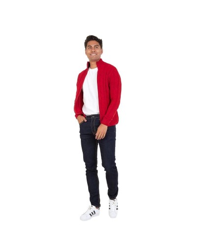 DHA786 Chaqueta Trenzada Color Rojo Talla S M L XL