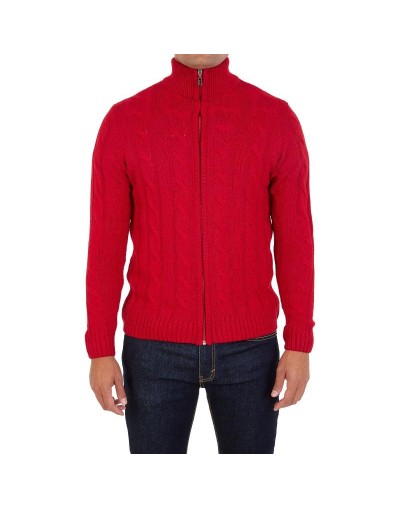DHA786 Chaqueta Trenzada Color Rojo Talla S M L XL