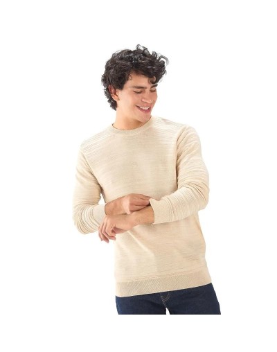 OHC816 Saco Lineas Desiguales Color Beige Talla S M L XL