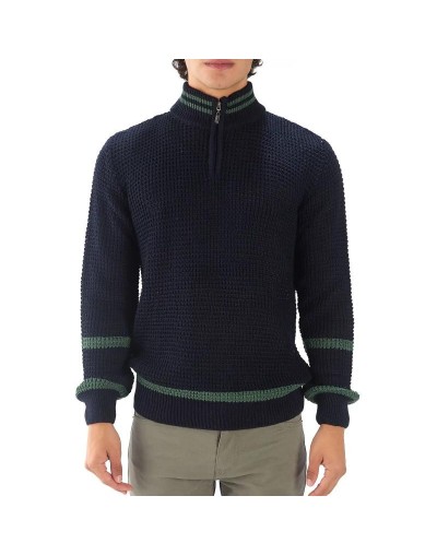 EHA808 Camisero Tejido Galleta Color Azul Oscuro Verde Oliva Talla S M L XL