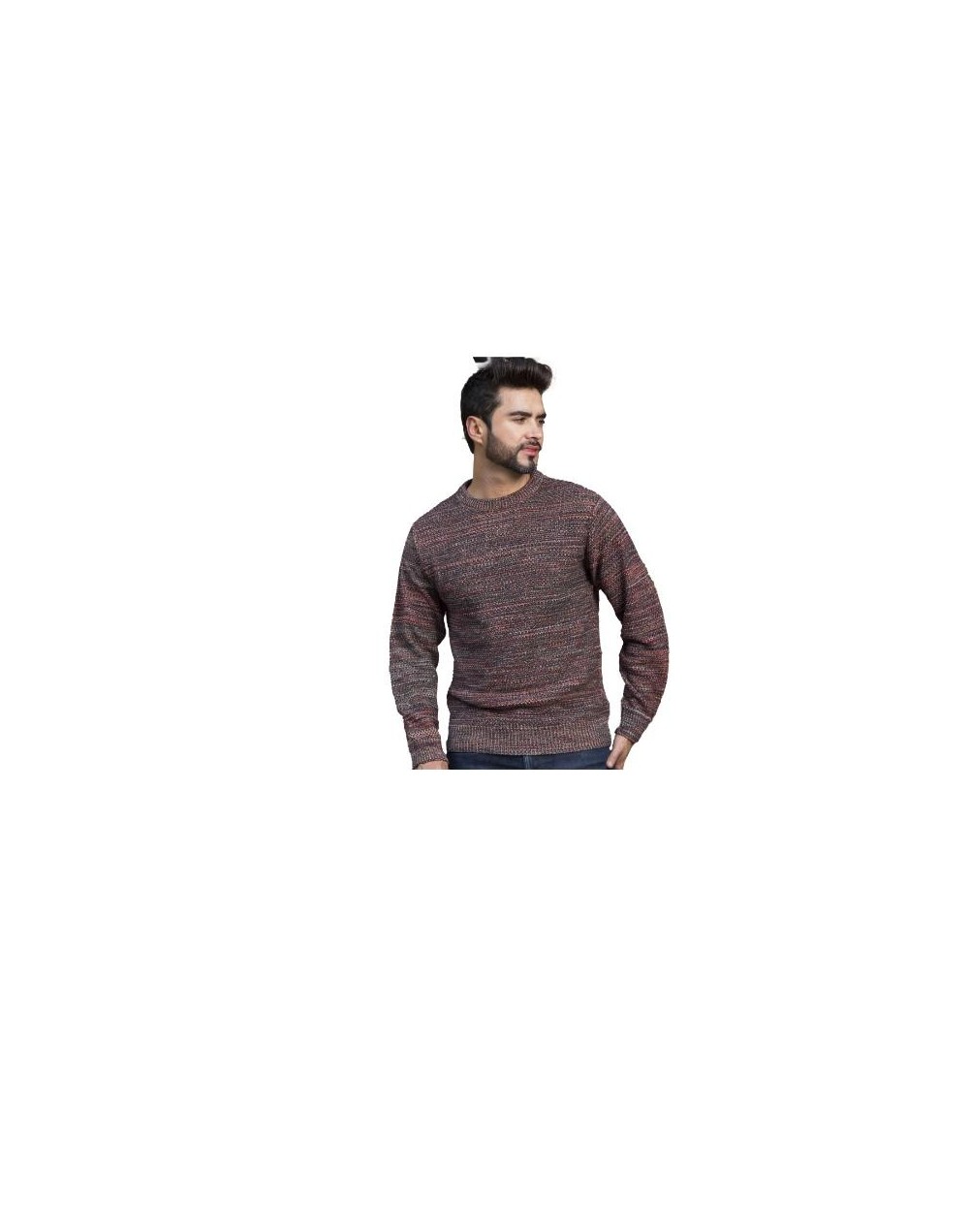DHC798 Saco Matizado Multitejido Color Rojo Matizado Talla S M L XL