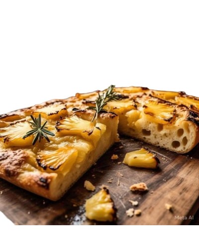 Focaccia | Hawaiana | Masa Madre | Ovella Negra | Sabor Único