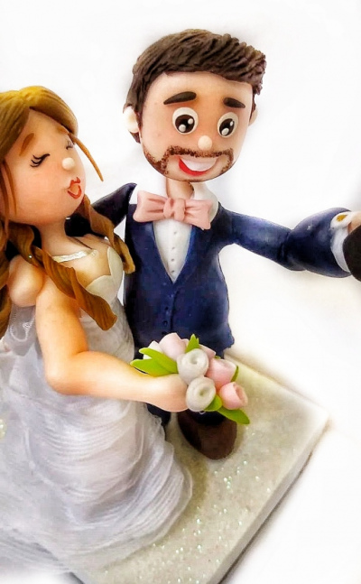 Muñecos de boda para torta