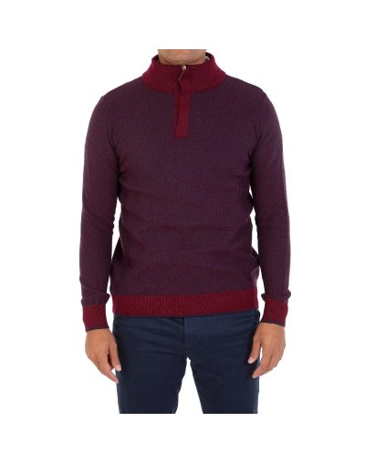 OHC752 Camisero Matizado Color Vinotinto Azul Oscuro Talla S M L XL
