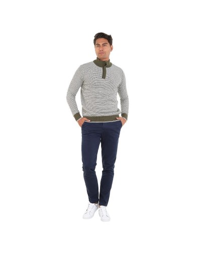 OHC752 Camisero Matizado Color Verde Marfil Talla S M L XL