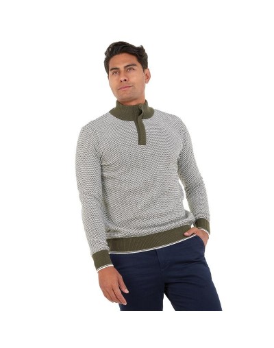 OHC752 Camisero Matizado Color Verde Marfil Talla S M L XL
