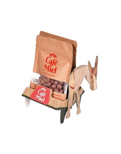 Granos de Café Miel cubiertos de chocolate