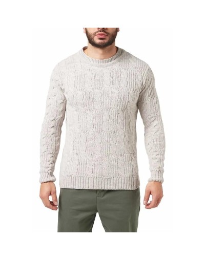 DHC710 Buzo Trenzado Punto Ingles Color Beige Talla XS S M L XL