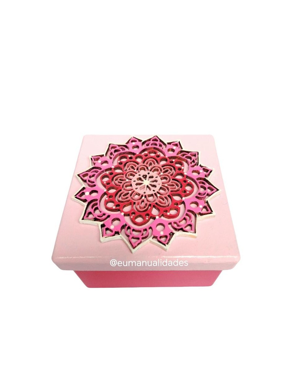 Caja mandala fucsia