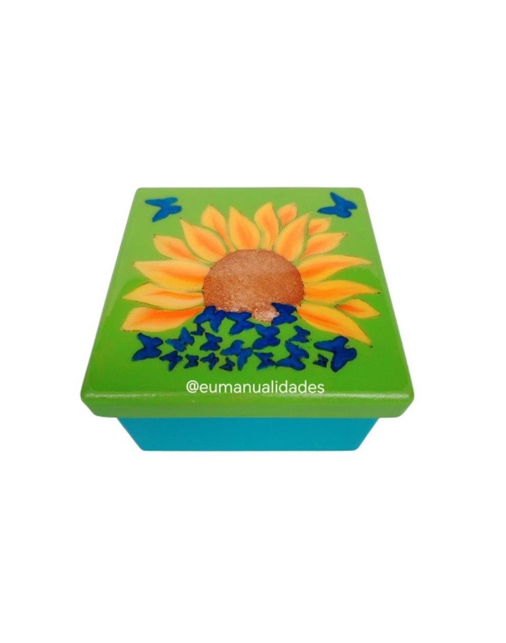 Caja girasol mariposario