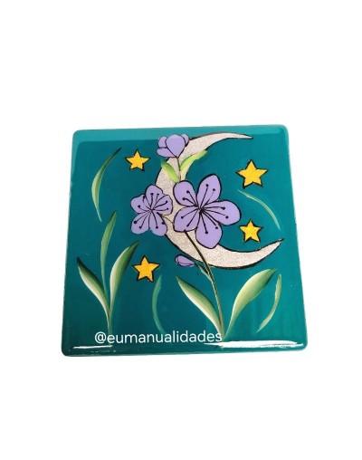 Caja luna verdoso