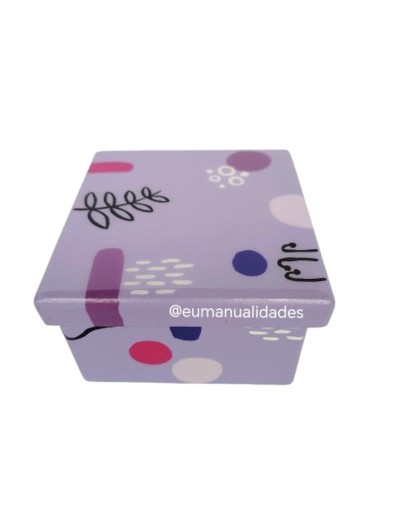 Caja orgánica libre lila