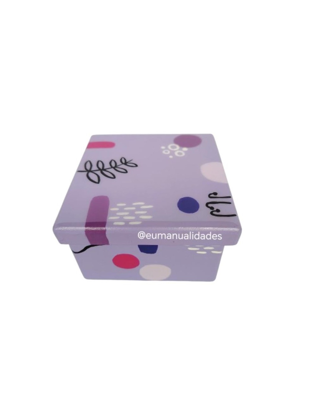 Caja orgánica libre lila