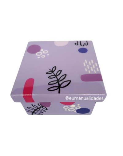 Caja orgánica libre lila