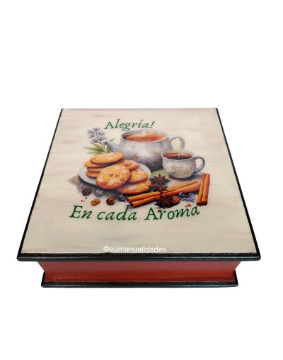 Caja cuatro divisiones En cada aroma