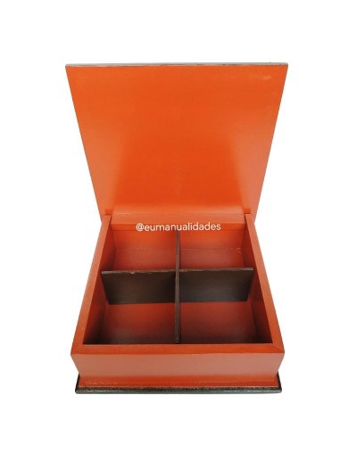 Caja cuatro divisiones En cada aroma