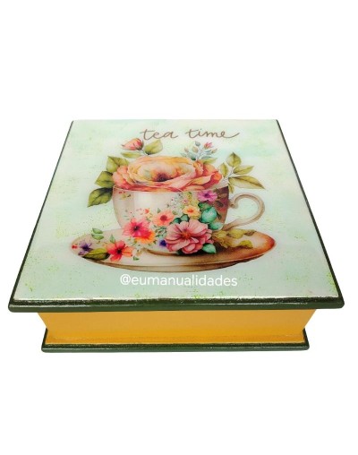 Caja cuatro divisiones tea time