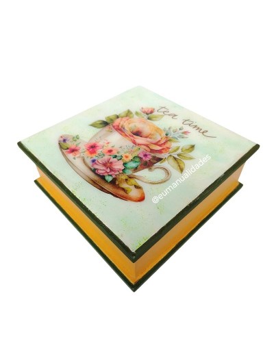 Caja cuatro divisiones tea time
