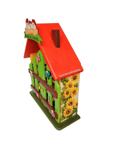 Casita de huevos girasoles