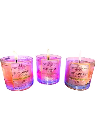 Whisky & Flame Vela Artesanal
