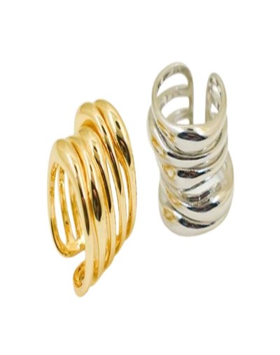 ANILLO LINEAS LISO EN RODIO