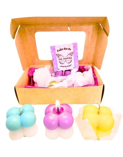 Luz en Cubos  Set de Velas