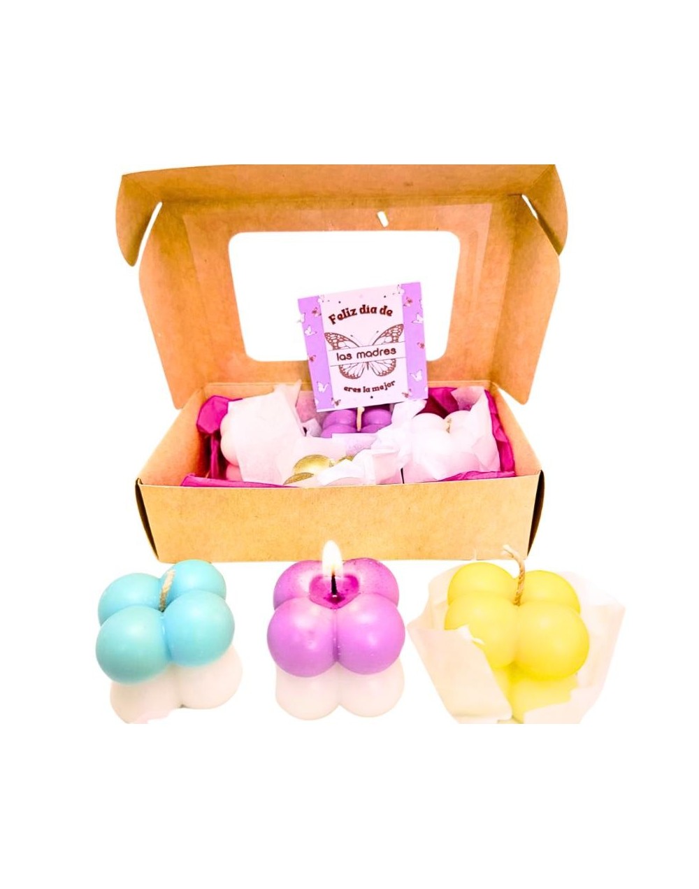 Luz en Cubos  Set de Velas