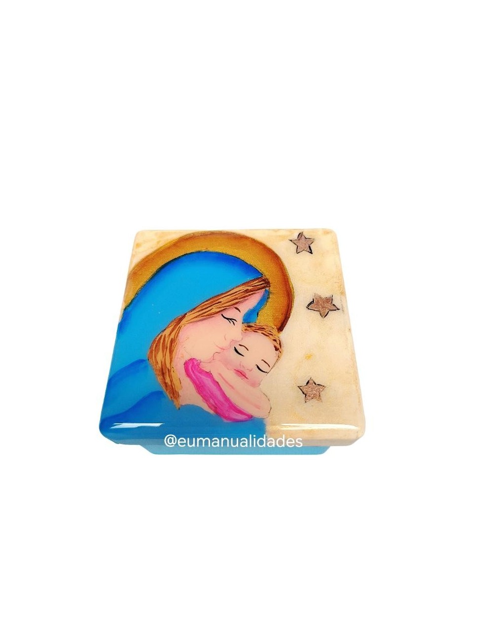 Caja mini virgen maria