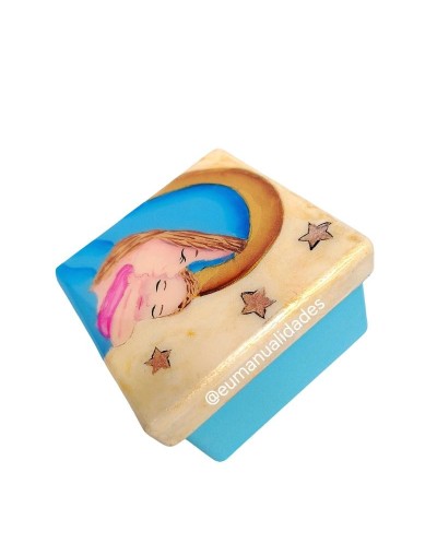 Caja mini virgen maria