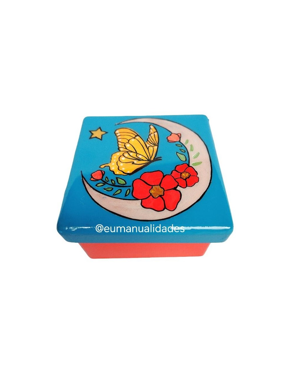 Caja mini luna floral