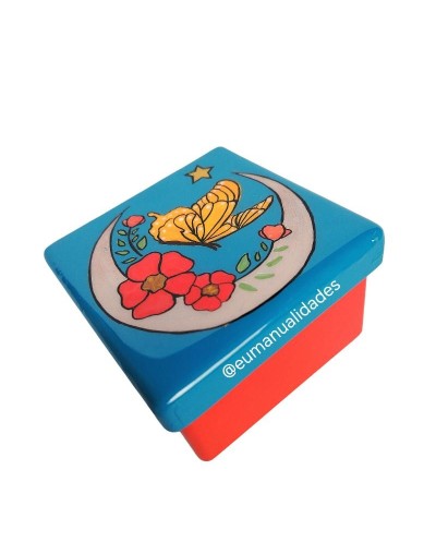 Caja mini luna floral