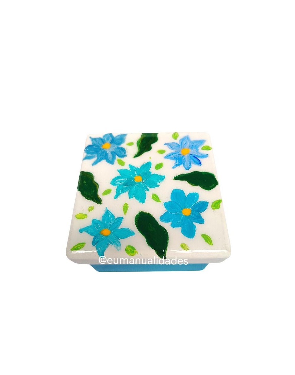Caja mini flor arte