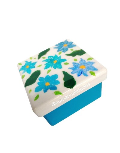 Caja mini flor arte