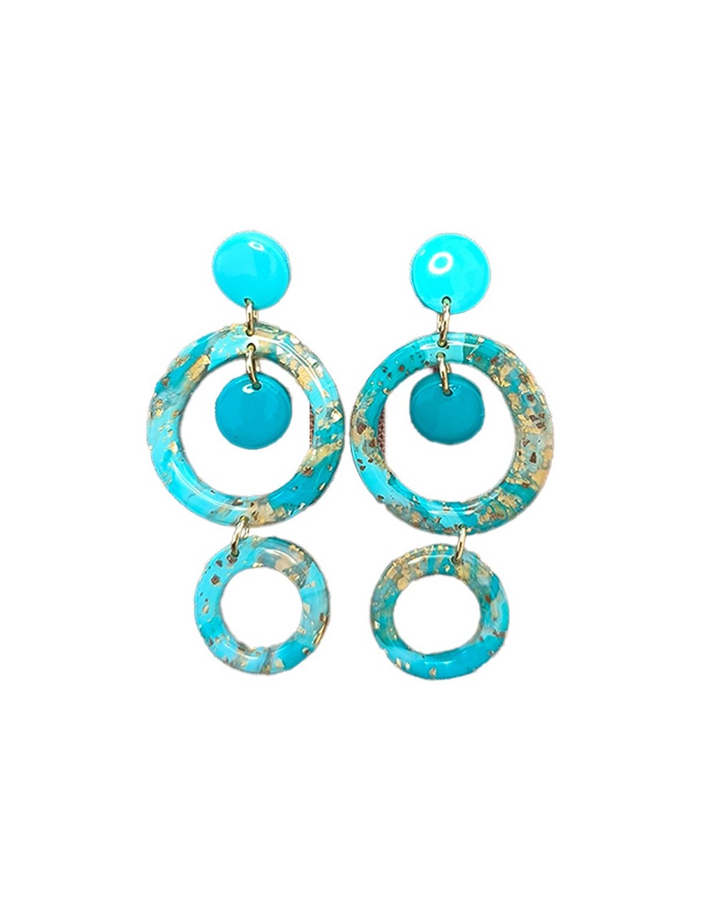 Aretes colección Mar de oro