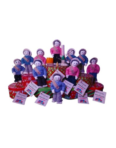 Muñeco de Trapo de Año Nuevo Artesanal | Ritual de Fin de Año – Velas Jyoti