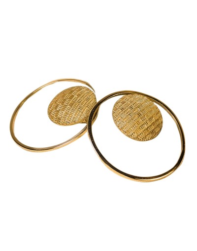 Topos aro Chié bgy 1 con baño en oro 24K | Ilú